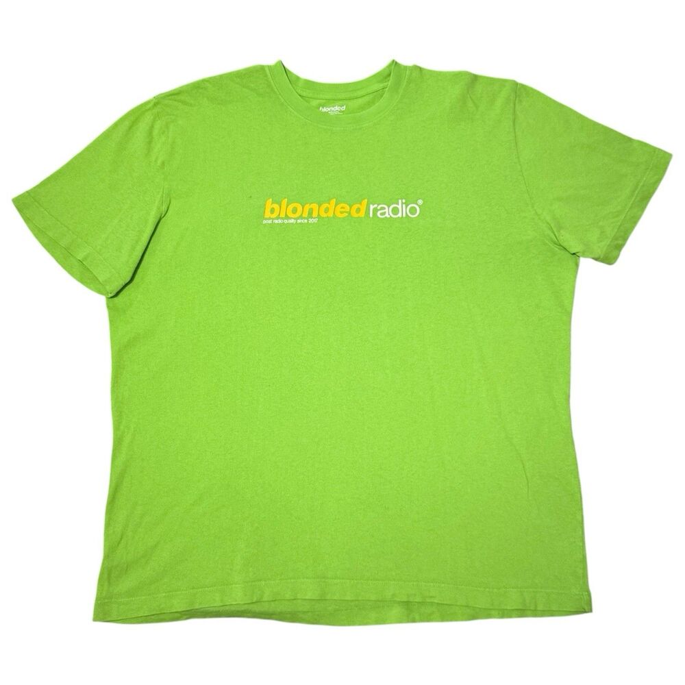 Frank Ocean Blonded Radio T Shirt Size XL Blond Merch Green Rare